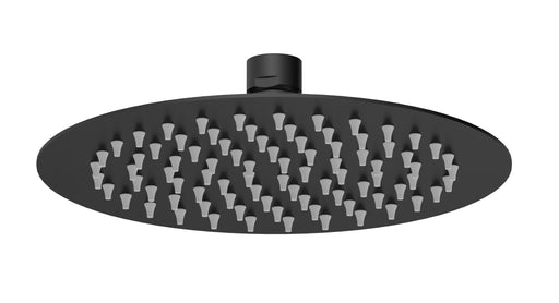 Nuie Matt Black Fixed Shower Head — A4082