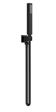 Nuie Matt Black Square Shower Handset Kit — A4264