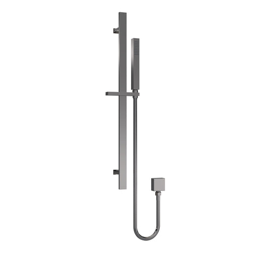 Nuie Brushed Pewter Square Shower Slide Rail Kit — A7167