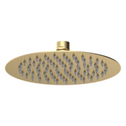 Nuie Brushed Brass Round Fixed Shower Head — A8082