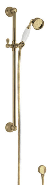 Nuie Brushed Brass Shower Slide Rail Kit — A8211