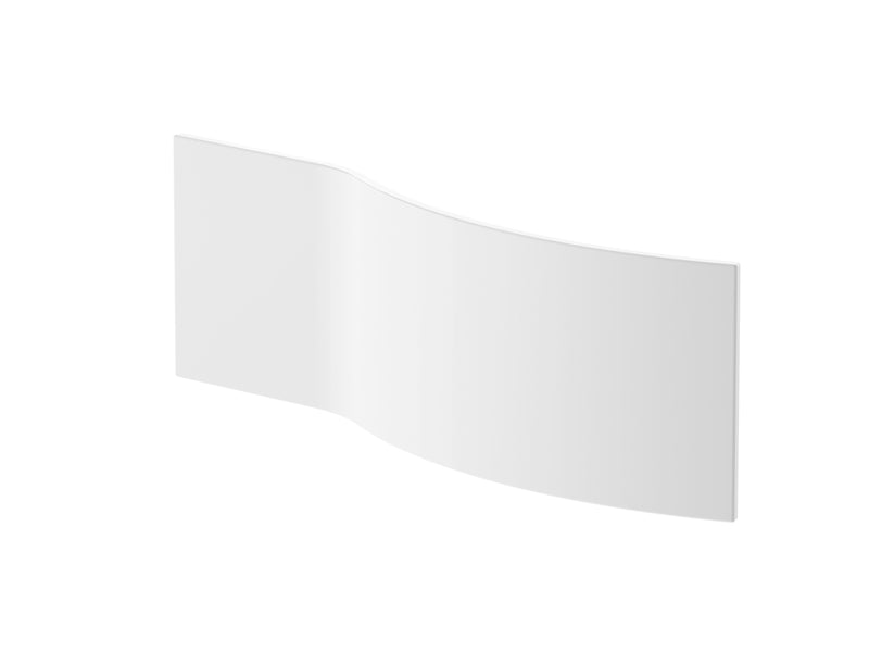 Nuie Acrylic B-Shaped Shower Bath Front Panel - 1500mm (WBB202)