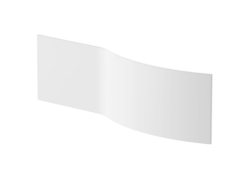 Nuie Acrylic B-Shaped Shower Bath Front Panel - 1700mm (WBB200)