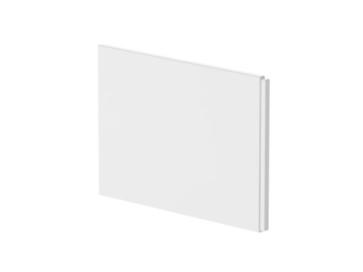 Nuie Acrylic P-Shaped Shower Bath End Panel 700mm (WBP201)
