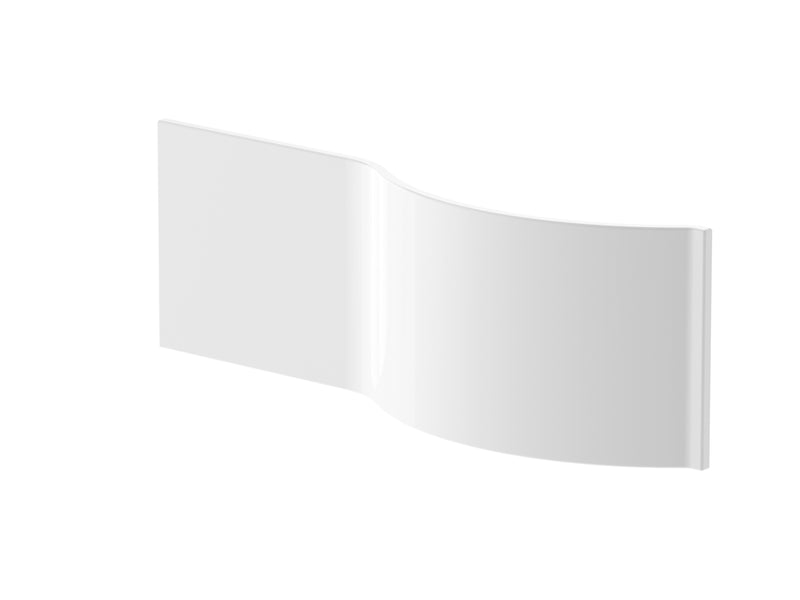 Nuie Acrylic P-Shaped Shower Bath Front Panel - 1500mm (WBP202)
