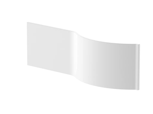 Nuie Acrylic P-Shaped Shower Bath Front Panel - 1600mm (WBP203)