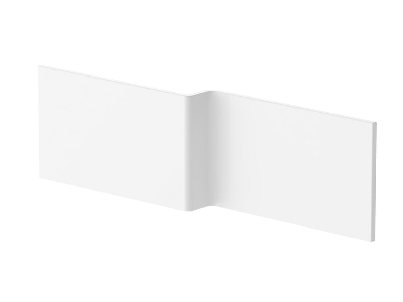 Nuie Acrylic Square Shower Front Bath Panel - 1800mm (WBS304)