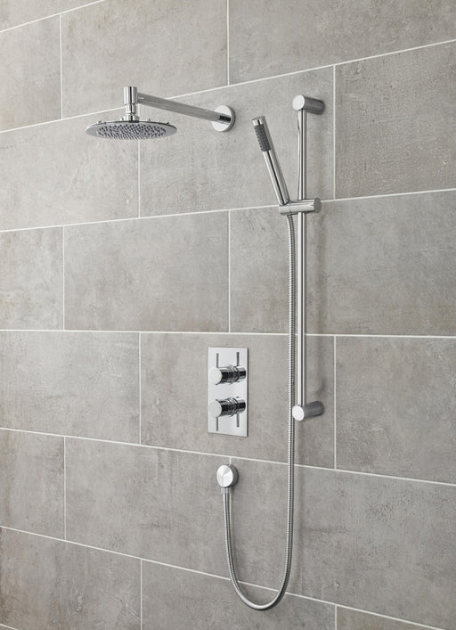 Nuie Chrome Wall-Mounted Shower Arm lifestyle image