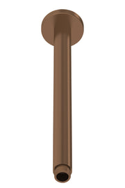 Nuie 300mm Round Brushed Bronze Ceiling-Mounted Shower Arm — ARM1516