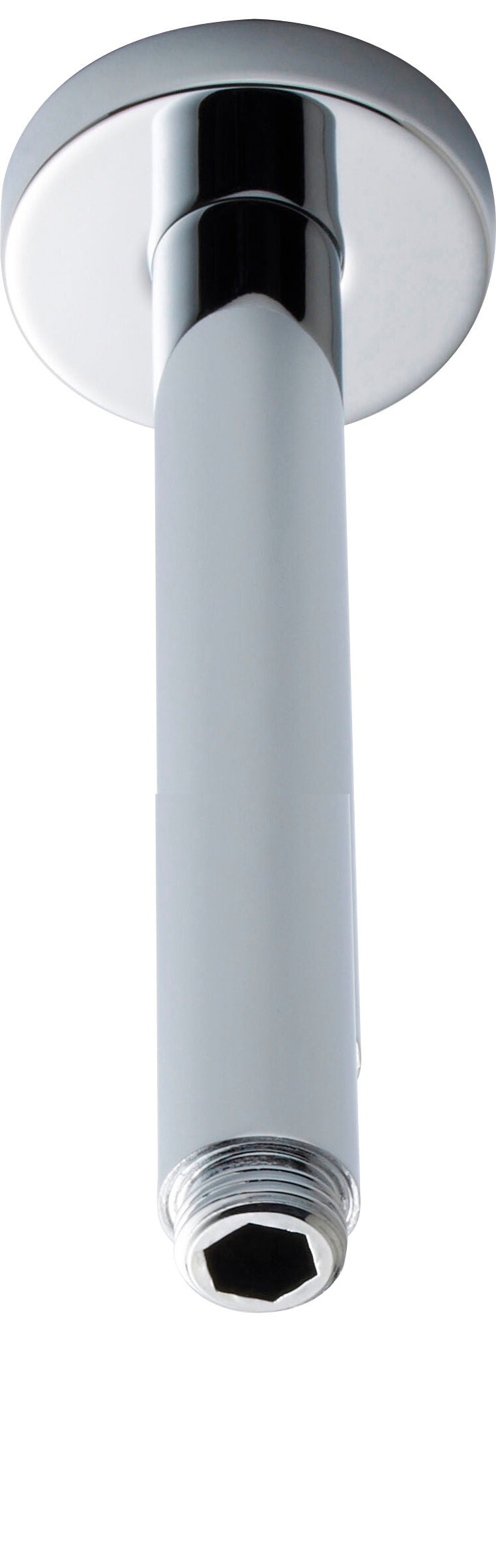 Nuie Chrome Ceiling-Mounted Shower Arm — ARM16