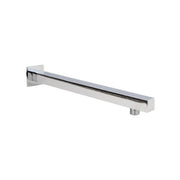 Nuie Square Chrome Wall-Mounted Shower Arm — ARM19