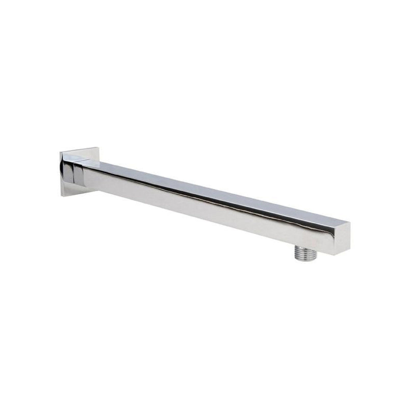Nuie Square Chrome Wall-Mounted Shower Arm — ARM19