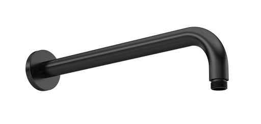 Nuie Matt Black Wall-Mounted Shower Arm — ARM401