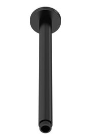 Nuie Matt Black Ceiling-Mounted Shower Arm — ARM416