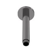 Nuie 150mm Round Brushed Pewter Ceiling-Mounted Shower Arm — ARM715