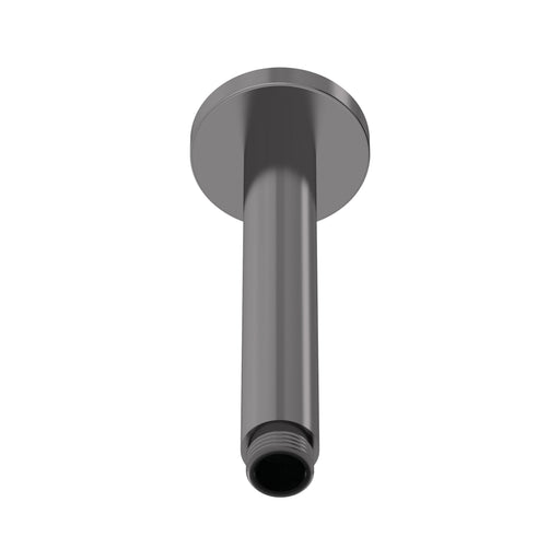 Nuie 150mm Round Brushed Pewter Ceiling-Mounted Shower Arm — ARM715