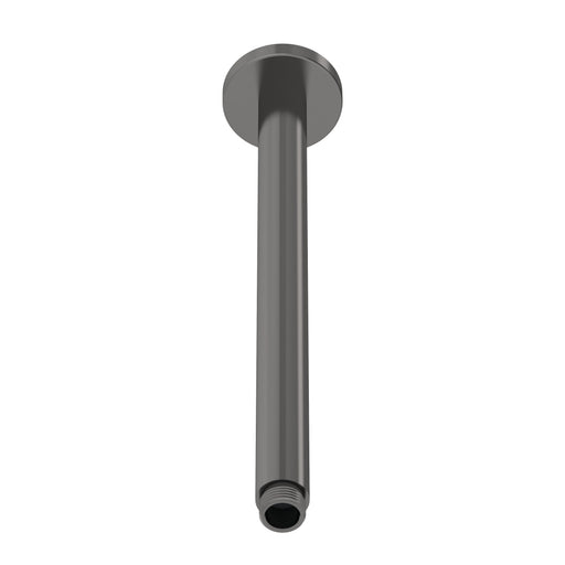 Nuie 300mm Round Brushed Pewter Ceiling-Mounted Shower Arm — ARM716