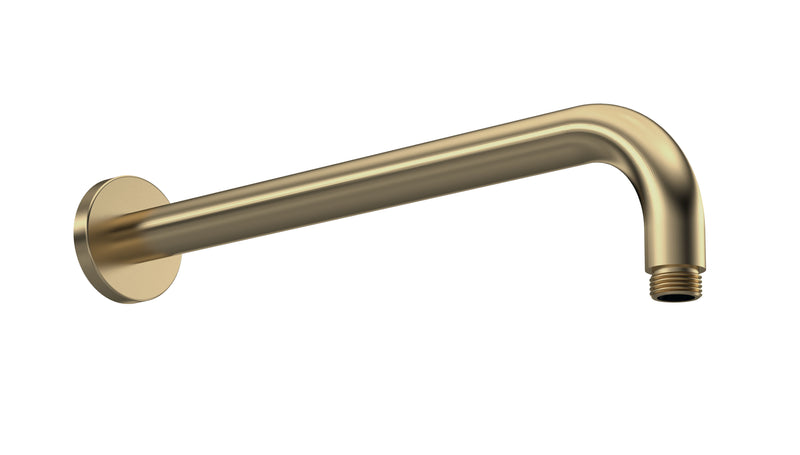 Nuie Brushed Brass Wall-Mounted Shower Arm — ARM801