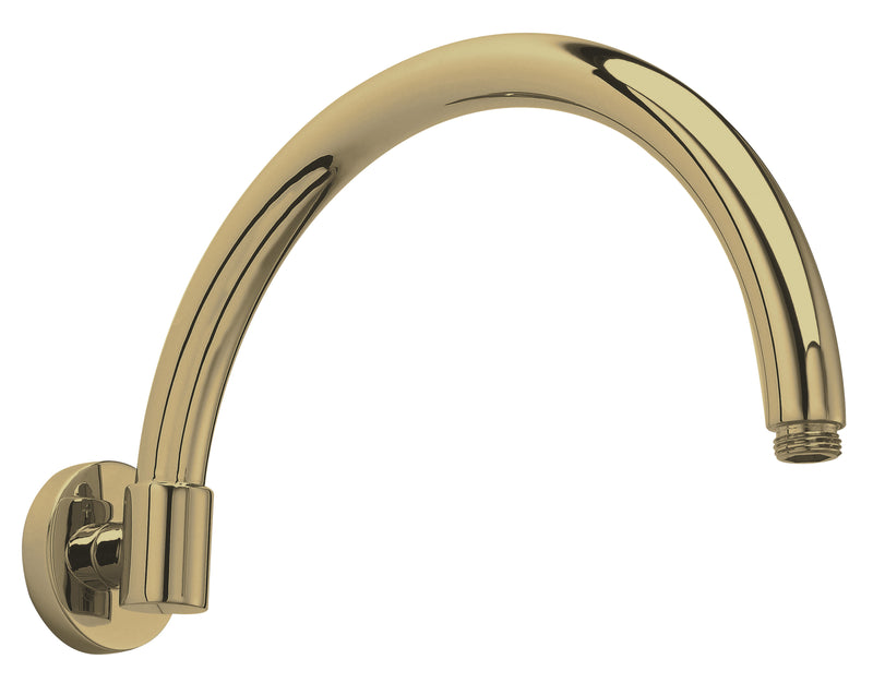 Nuie Brushed Brass Wall Mounted Shower Arm — ARM806