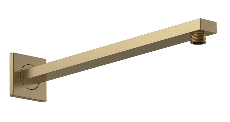 Nuie Brushed Brass Wall-Mounted Shower Arm — ARM813