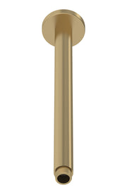 Nuie Brushed Brass Ceiling-Mounted Shower Arm — ARM816