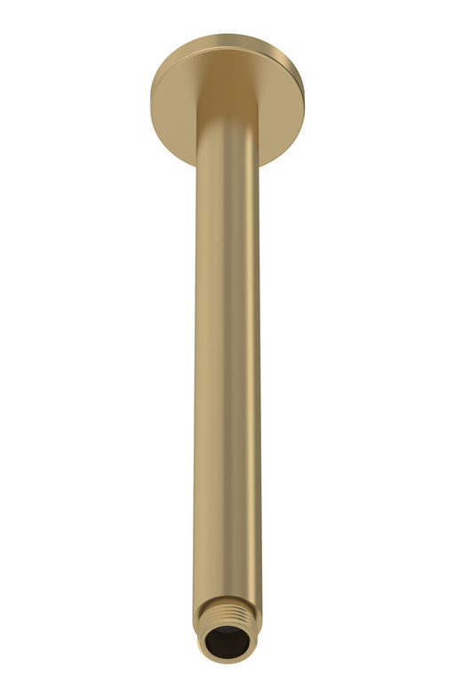 Nuie Brushed Brass Ceiling-Mounted Shower Arm — ARM816