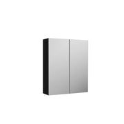 Nuie Arno Wall Hung mirror cabinet - Charcoal Black