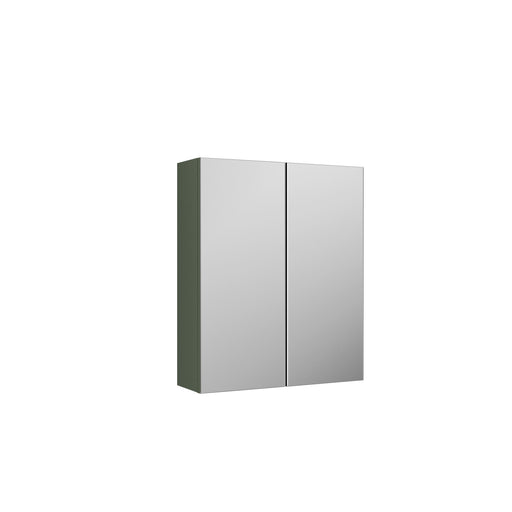 Nuie Arno Wall Hung mirror cabinet - Satin Green