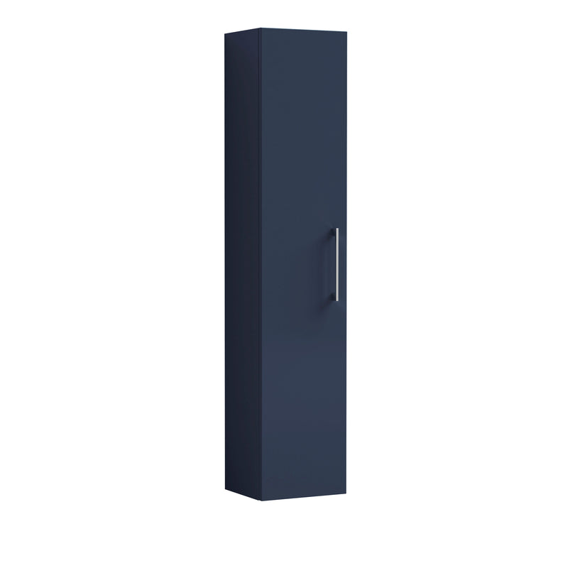 Nuie Arno Wall Hung tall cabinet - Midnight Blue