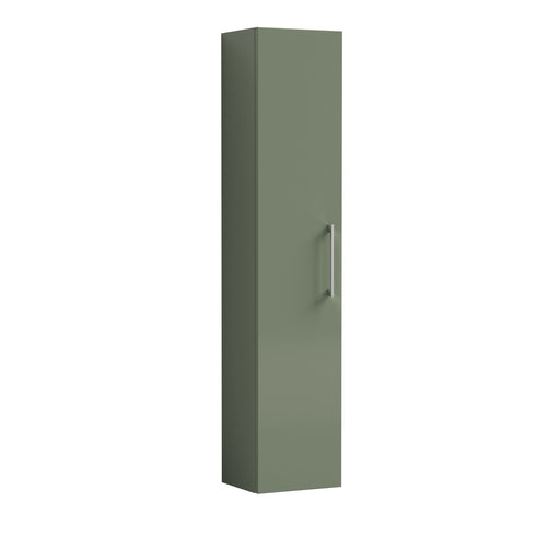 Nuie Arno Wall Hung tall cabinet - Satin Green