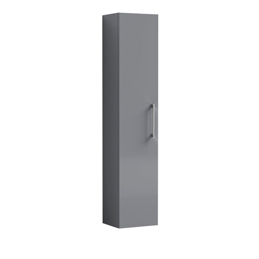 Nuie Arno Wall Hung tall cabinet - Satin Grey