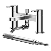 Nuie Arvan Deck Mounted Bath Shower Mixer with Kit Chrome ARV304