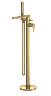 Nuie Arvan Freestanding Bath Shower Mixer Brushed Brass ARV821
