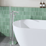 Nuie Arvan Freestanding Bath Shower Mixer Chrome ARV321 lifestyle