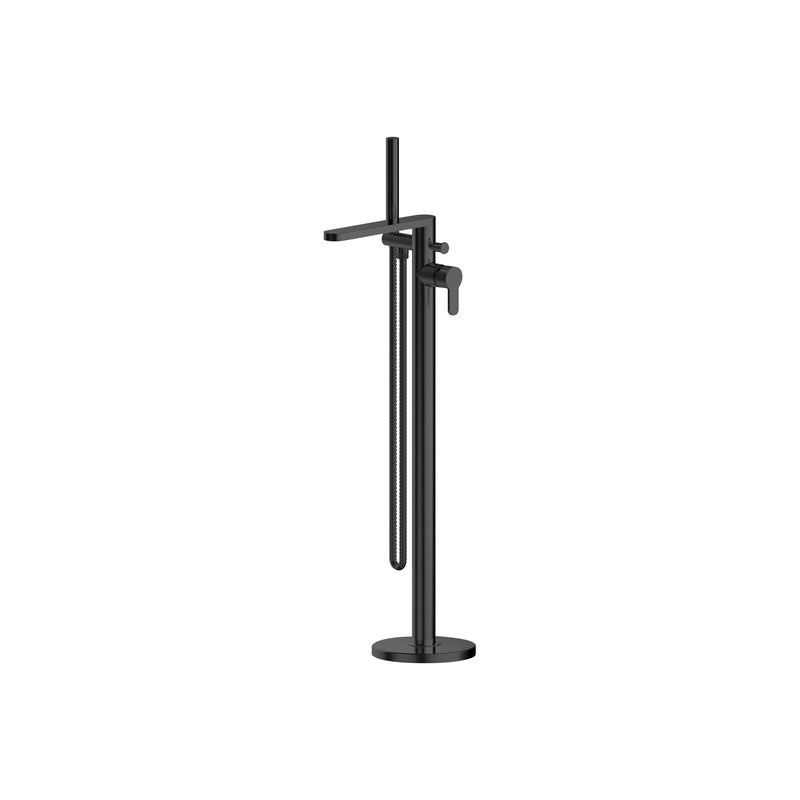 Nuie Arvan Freestanding Bath Shower Mixer Matt Black ARV421