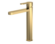Nuie Arvan High Rise Mono Basin Mixer Brushed Brass ARV870