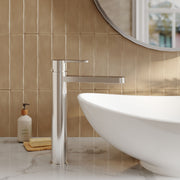 Nuie Arvan High Rise Mono Basin Mixer Chrome ARV370 lifestyle