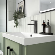 Nuie Arvan Mono Basin Mixer Brushed Pewter ARV705 lifestyle