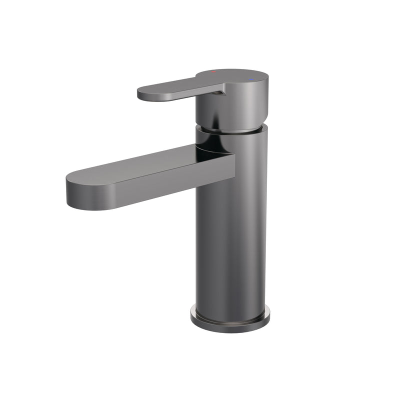 Nuie Arvan Mono Basin Mixer Brushed Pewter ARV705