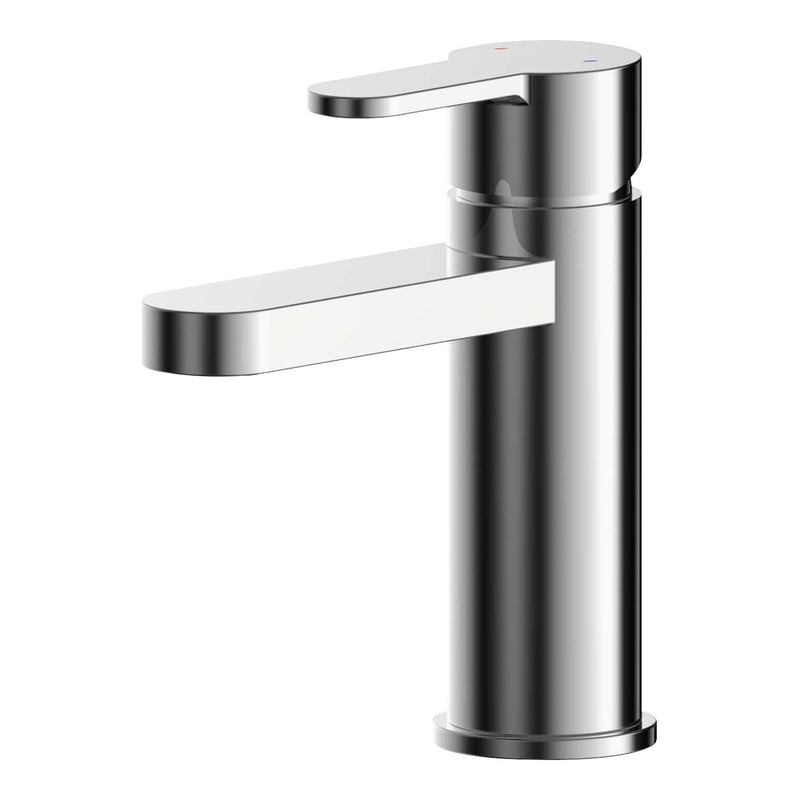 Nuie Arvan Mono Basin Mixer Chrome ARV305 with push button waste