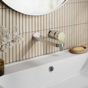 Nuie Arvan Wall Mounted Basin Mixer Chrome ARV381 lifestyle
