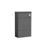 Nuie Athena 500mm Floor Standing WC Unit - Anthracite Woodgrain