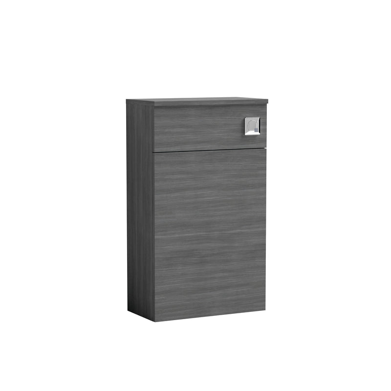Nuie Athena 500mm Floor Standing WC Unit - Anthracite Woodgrain