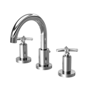 Nuie Aztec 3 Tap Hole Basin Mixer Chrome CLX337