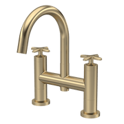 Nuie Aztec Bath Filler Brushed Brass CLX853