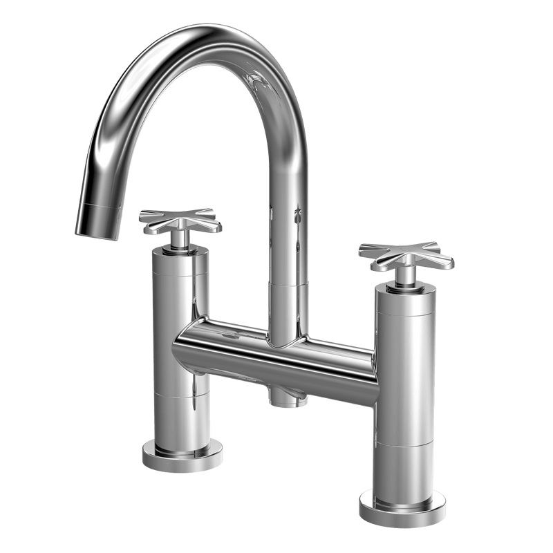 Nuie Aztec Bath Filler Chrome CLX353