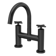 Nuie Aztec Bath Filler Matt Black CLX453