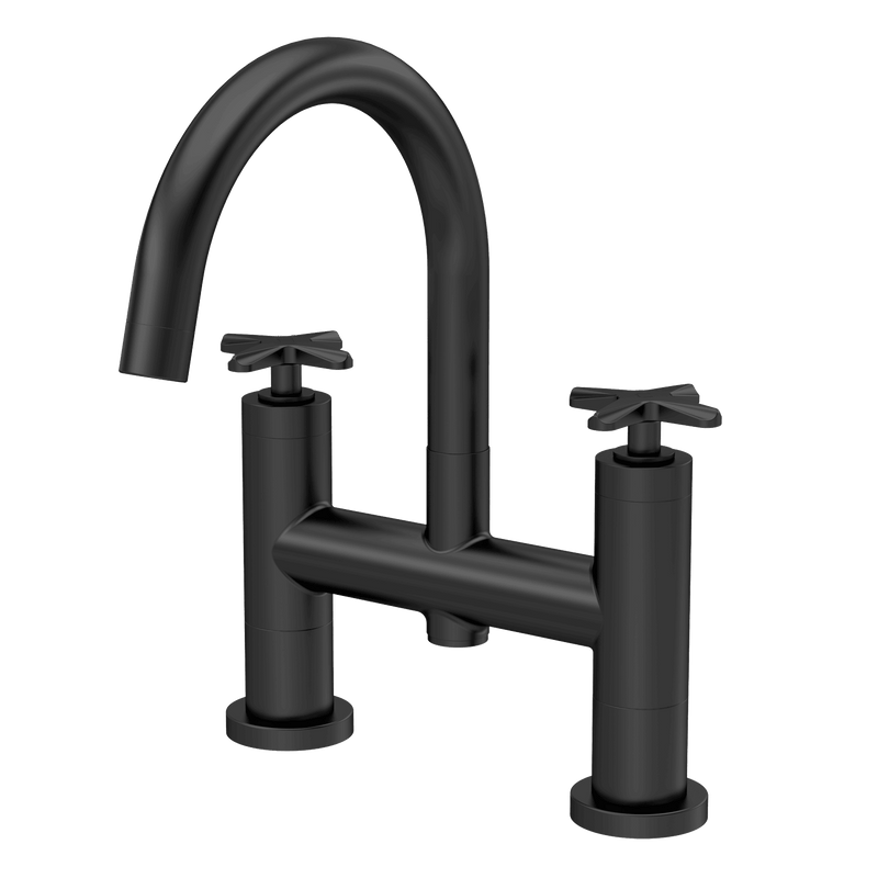 Nuie Aztec Bath Filler Matt Black CLX453