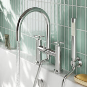 Nuie Aztec Bath Shower Mixer Chrome lifestyle image