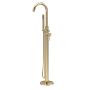 Nuie Aztec Freestanding Bath Shower Mixer Brushed Brass CLX821
